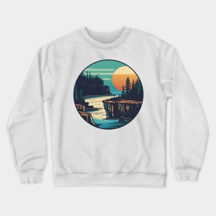 Cliff's and River Crewneck Sweatshirt